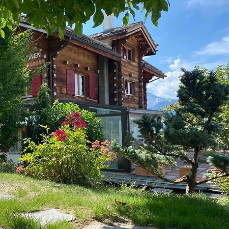 Bed and Breakfast La Demeure Des Elfes Albinen Exterior foto